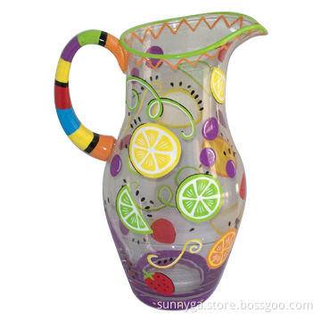 Hand Painted Decanter/Kettle, Used for Gifts, 140mm Top Diameter
